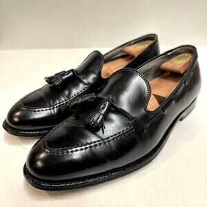 EXCELLENT Alden 664 Black Shell Cordovan Tassel Moccasin Loafer UNWORN HEEL 11.5
